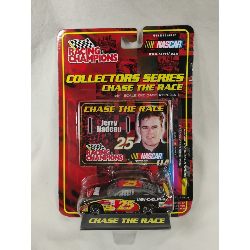 JERRY NADEAU #25 UAW DELPHI Racing Champions Chase The Race 1:64 Car‎